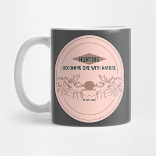 Hunting Becoming One With Nature No Wifi Zone Mug